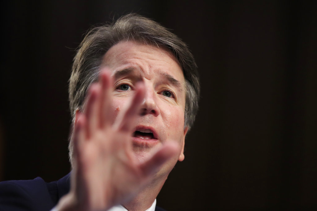College classmate claims Kavanaugh exposed himself to her at party
