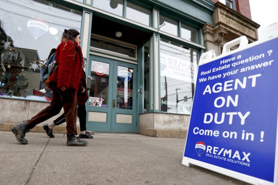 Buying A Home By Age 35 Is Worth It Now And Later Sentinel Colorado - file in this jan 4 2019 file photo people walk by a real estate office in pittsburgh s lawrenceville neighborhood even if it s a stretch now