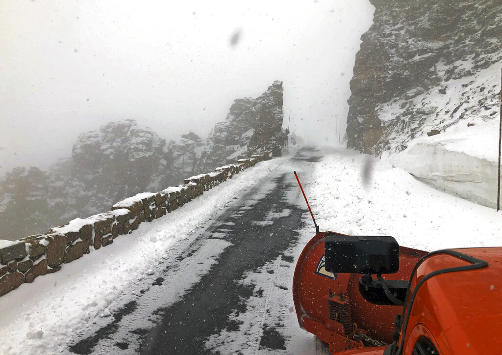 Plows try to reopen Trail Ridge Road after summer snow Sentinel Colorado