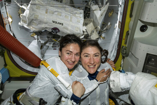Astronauts who participated in first all-female spacewalk in history speak Astronauts who participated in first all-female spacewalk in history speak