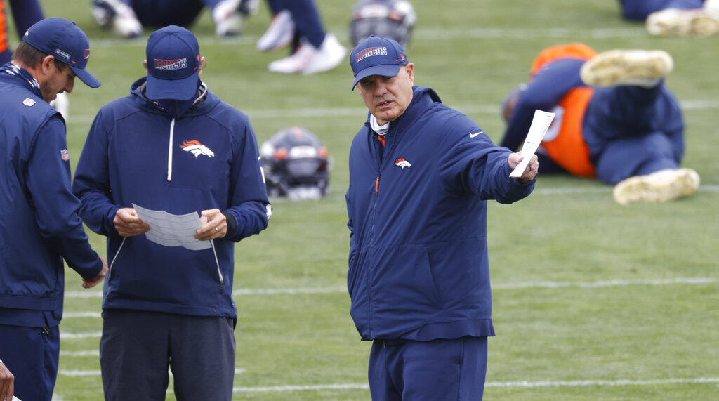 Broncos Dcoordinator Ed Donatell under COVID19 protocols Sentinel