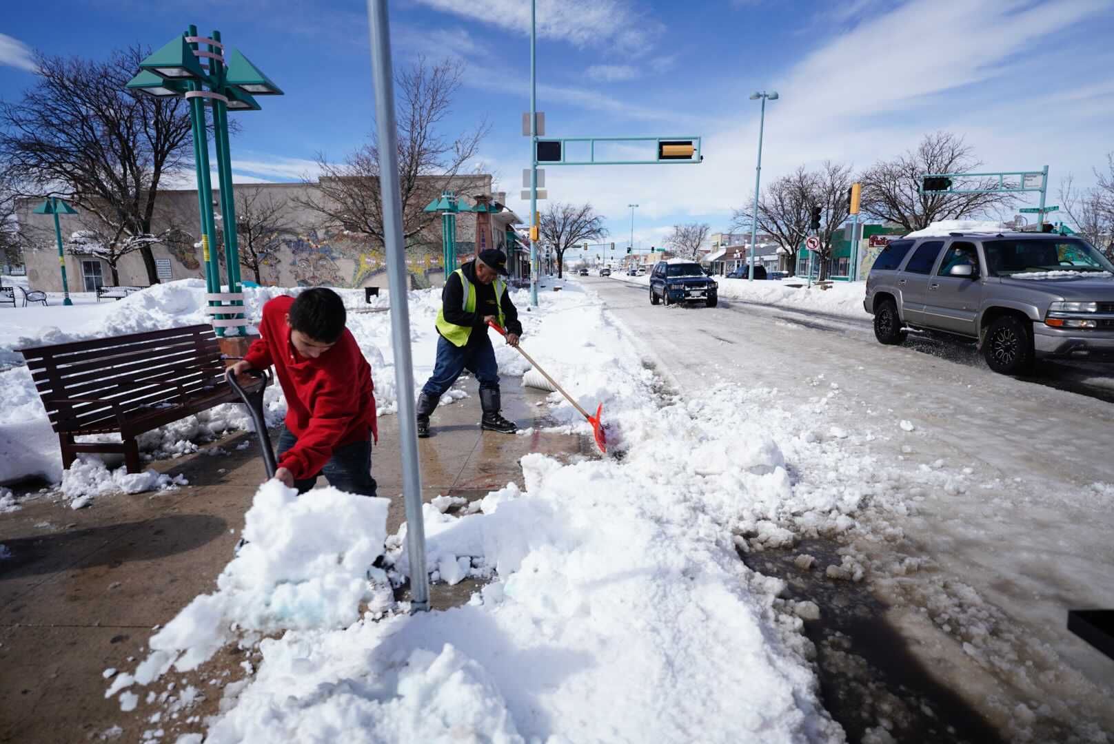 Snow storm Xylia causes major delays, closures for Aurora well into