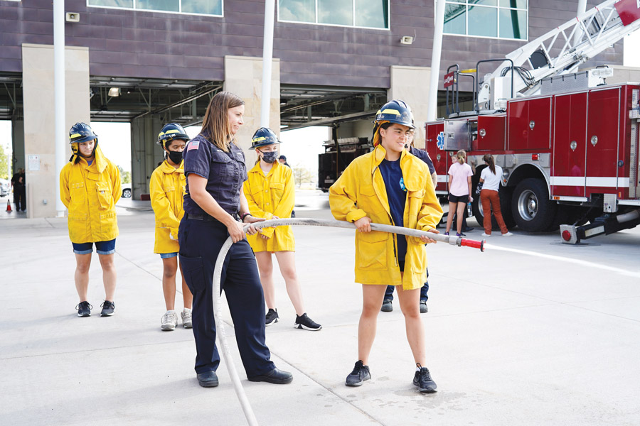 FIRED UP: Aurora camp blazes a path for future female firefighters