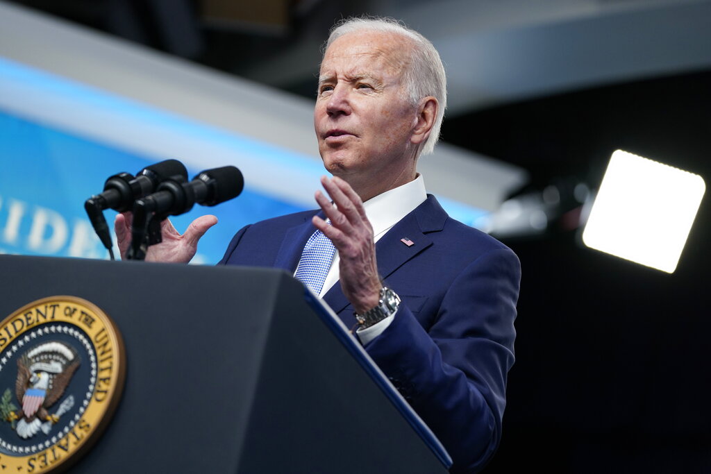 With deficit falling, Biden highlights fiscal responsibility