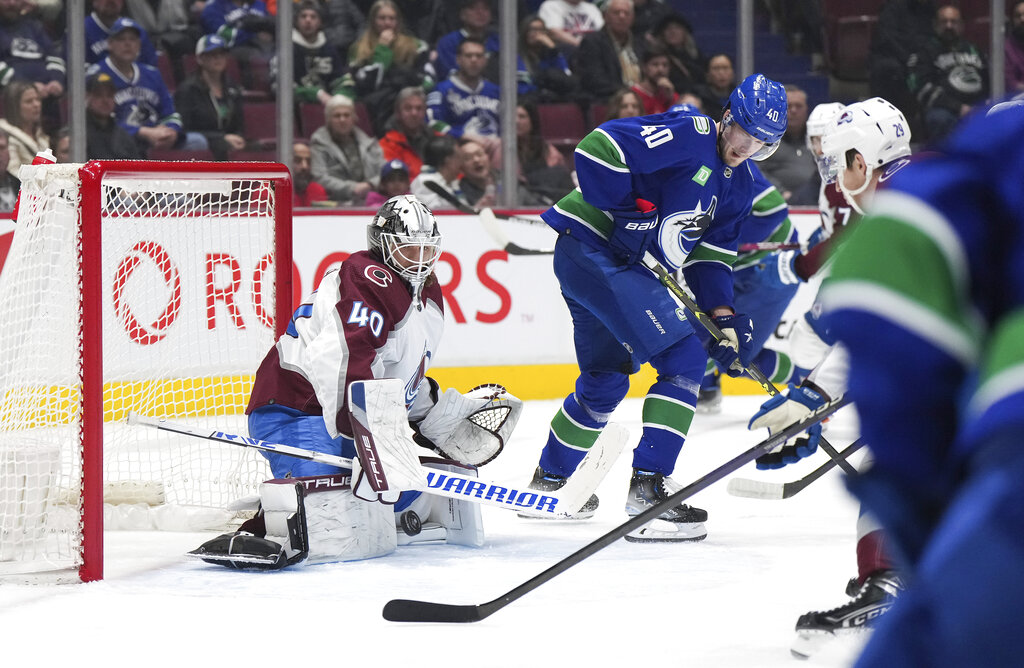 Andrei Kuzmenko Scores Twice, Canucks Beat Avalanche 4-2 - Sentinel ...